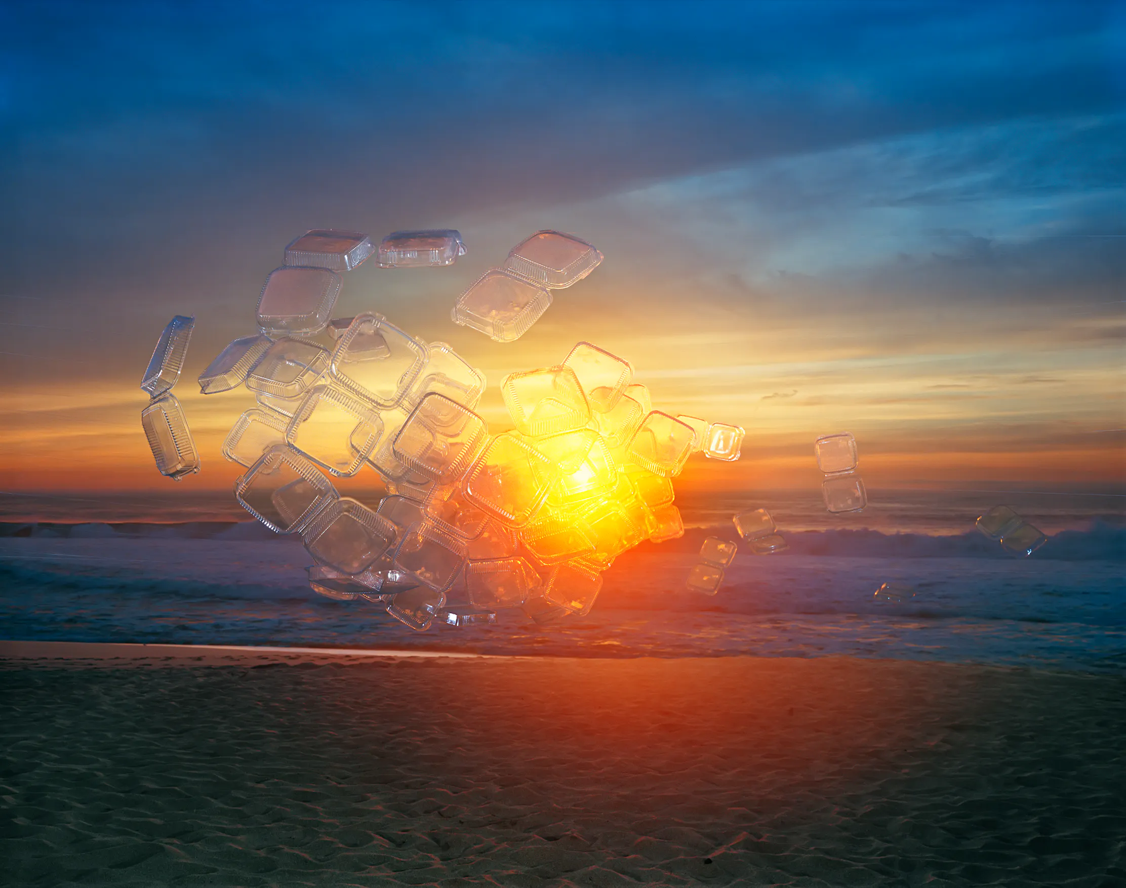 Take Out Containers 001, Montara, California