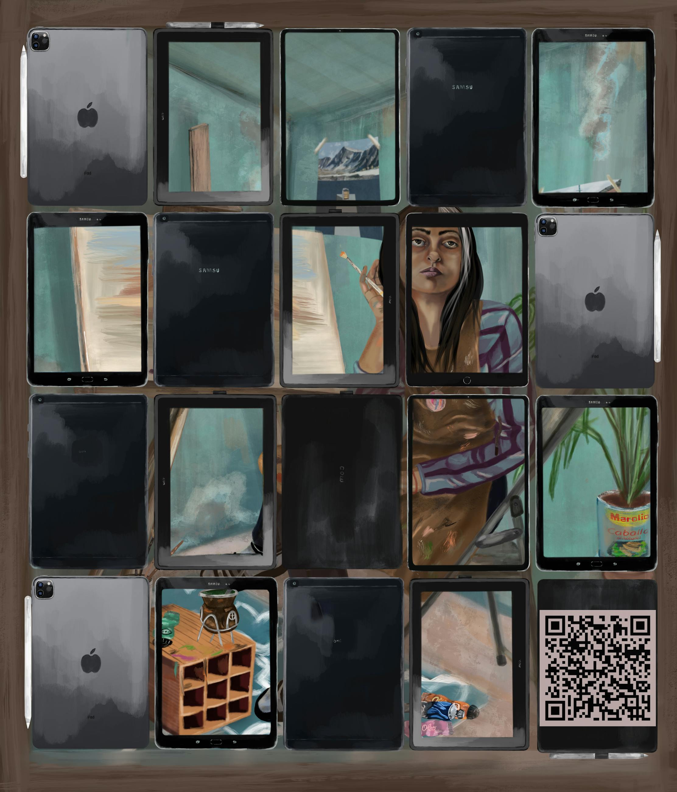 Augment reality: Paint a canvas