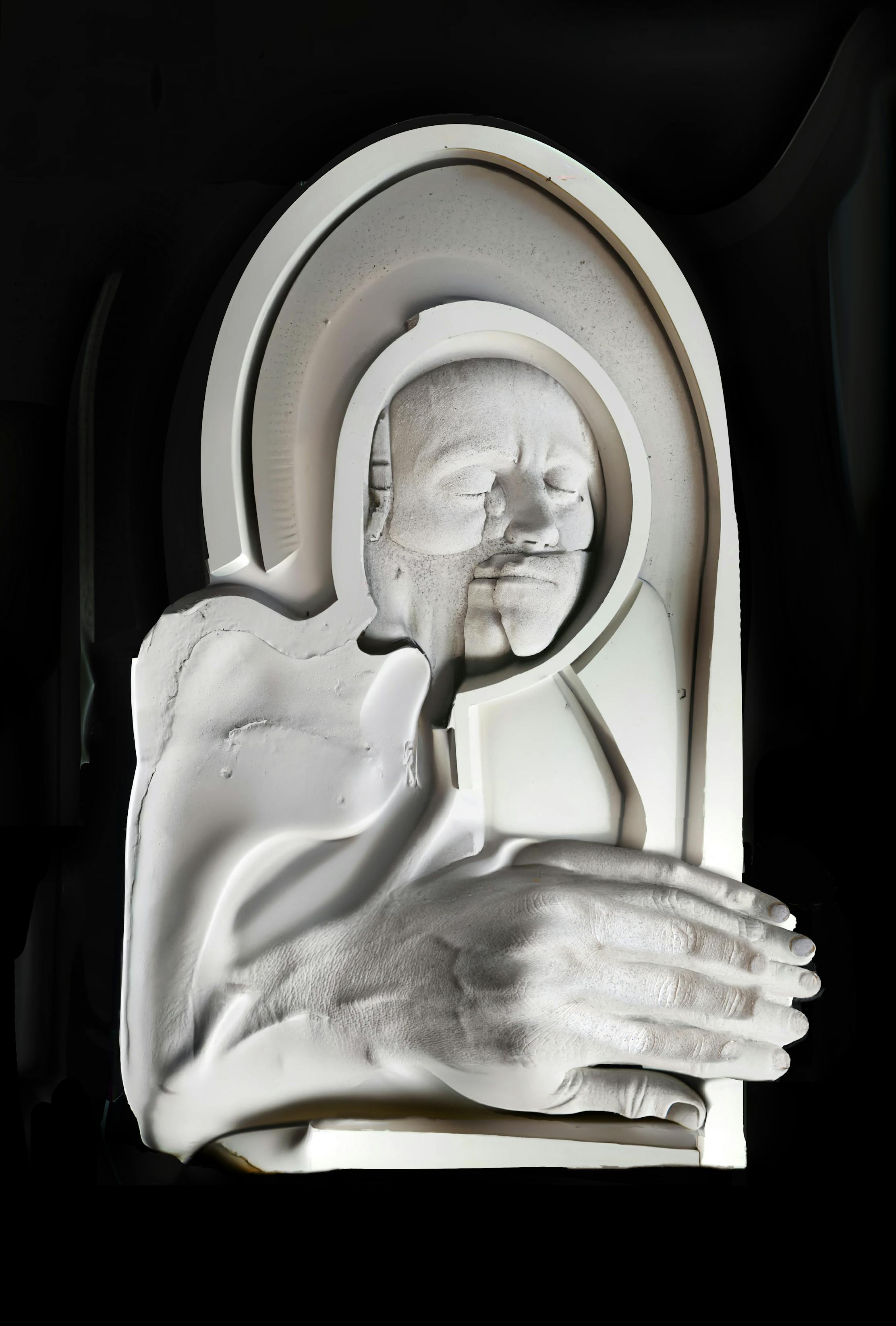 Self-Portrait Emerging From Mud